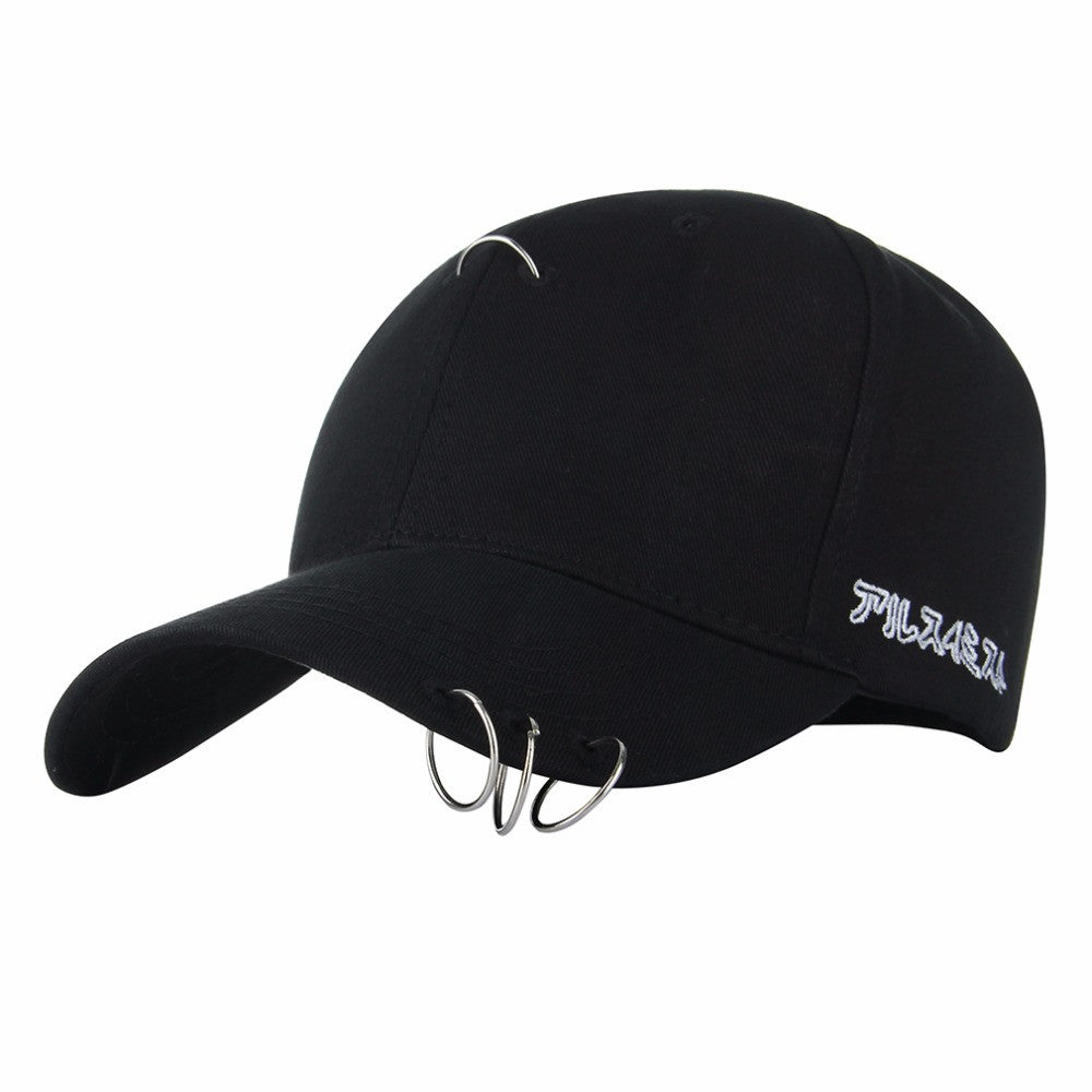 Cotton Black White Hats For Men Solid Punk Baseball Hat Women Gorras Casquette new year gifts caps