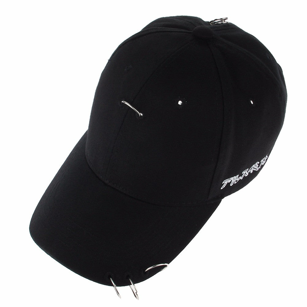 Cotton Black White Hats For Men Solid Punk Baseball Hat Women Gorras Casquette new year gifts caps