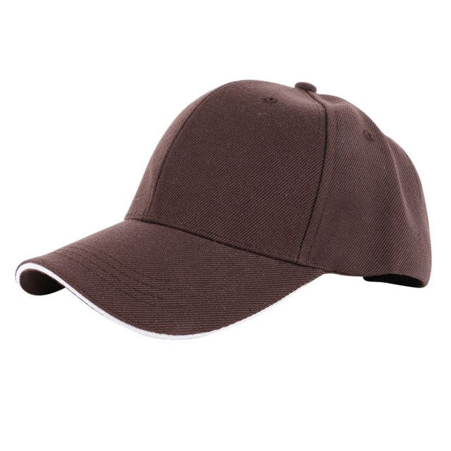 Unisex Plain Baseball Cap Adjustable Summer Hat