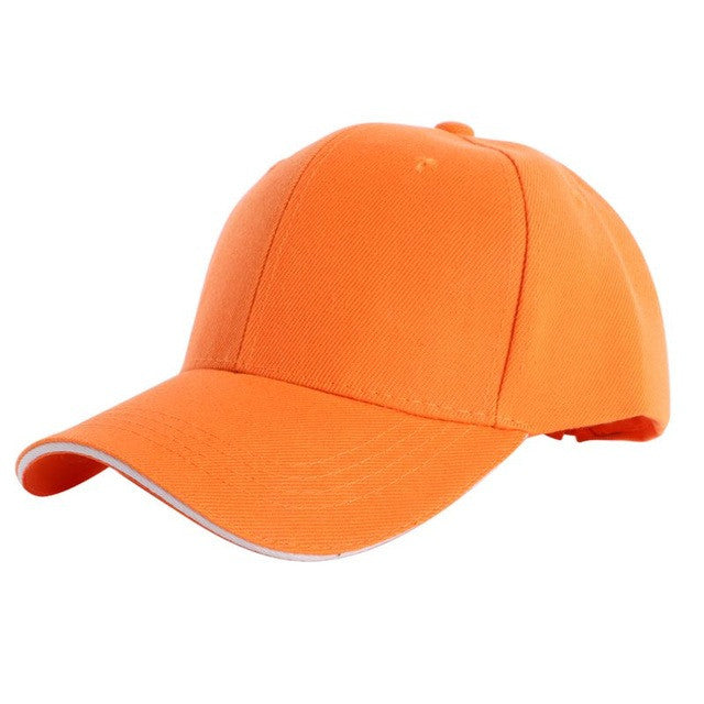 Unisex Plain Baseball Cap Adjustable Summer Hat