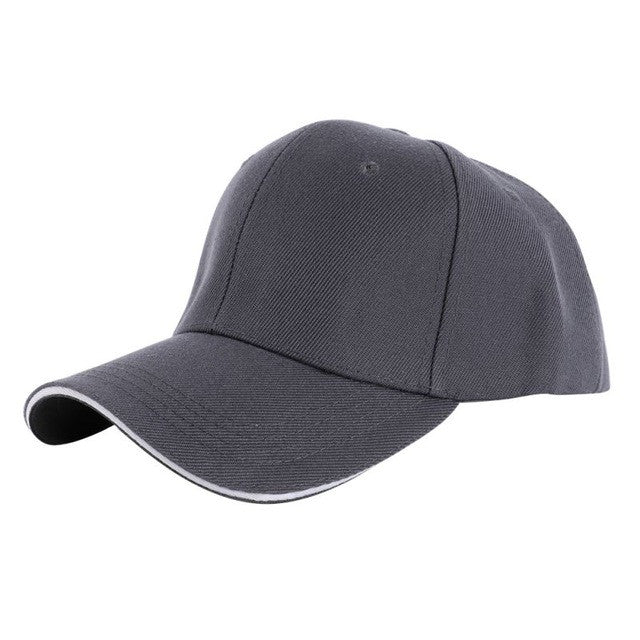 Unisex Plain Baseball Cap Adjustable Summer Hat