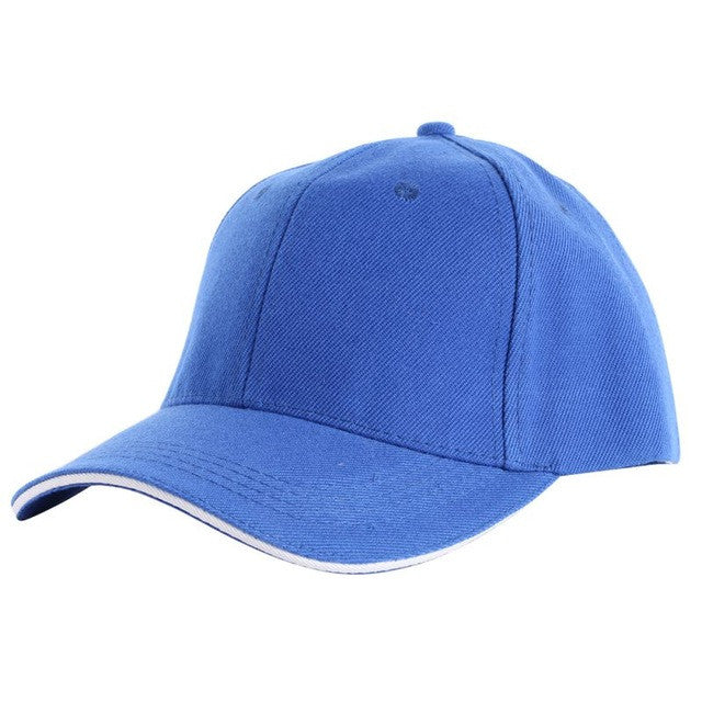 Unisex Plain Baseball Cap Adjustable Summer Hat