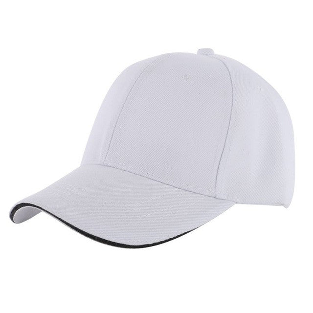 Unisex Plain Baseball Cap Adjustable Summer Hat