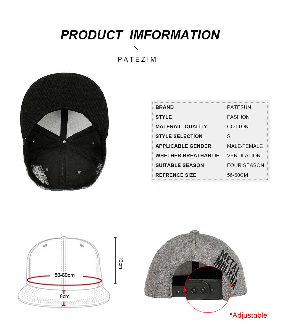 PATESUN Gothic Metal Mulisha Baseball Cap Women Hats