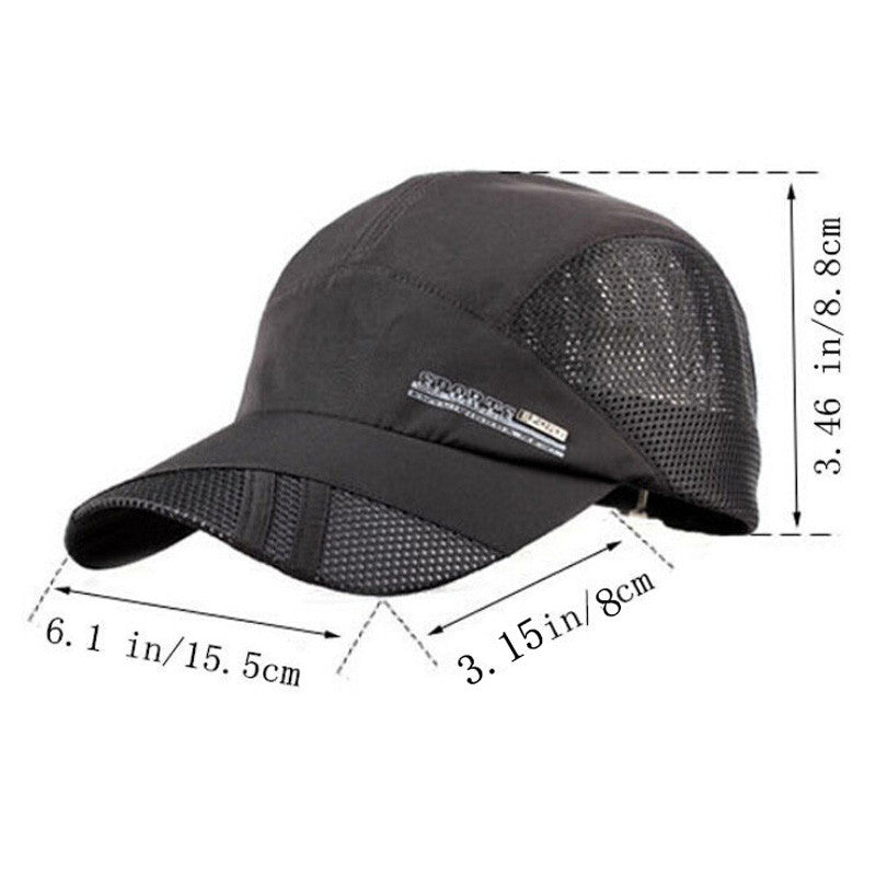 Fashion Mens Summer Outdoor Sport Baseball Hat Running Visor cap Hot Popular