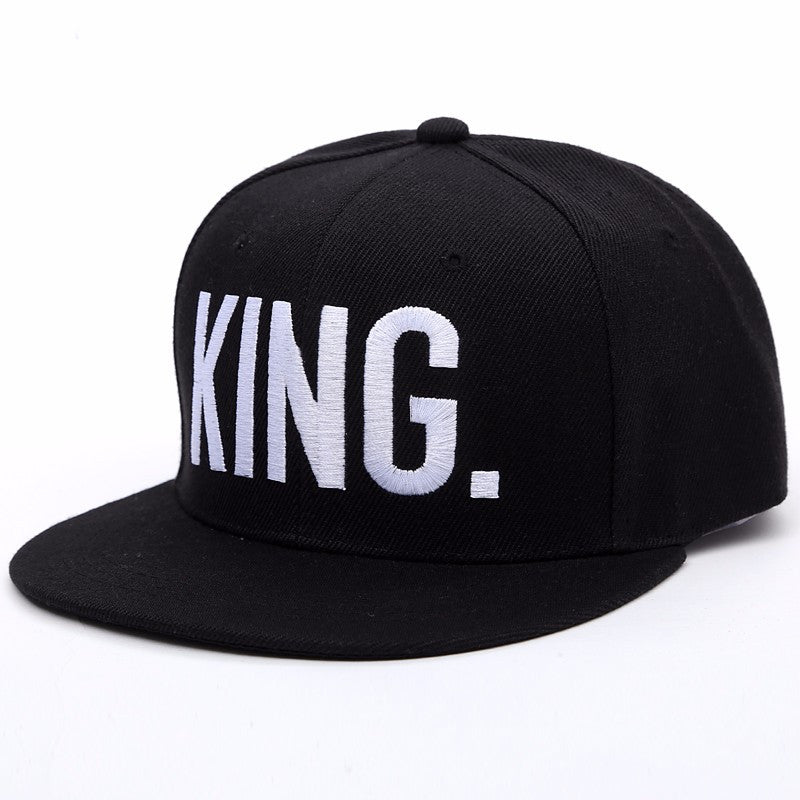 KING QUEEN Embroidery Snapback Hat