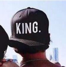 KING QUEEN Embroidery Snapback Hat