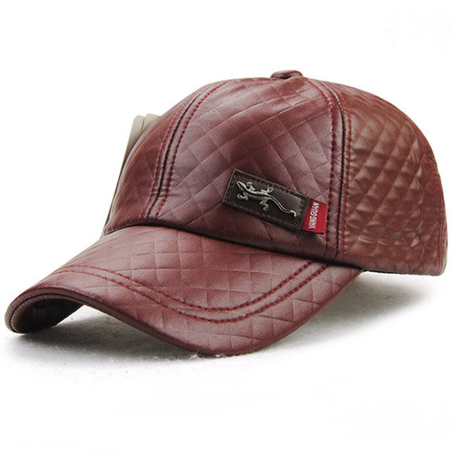 Xthree faux leather Cap P1