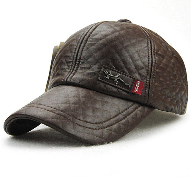 Xthree faux leather Cap P1
