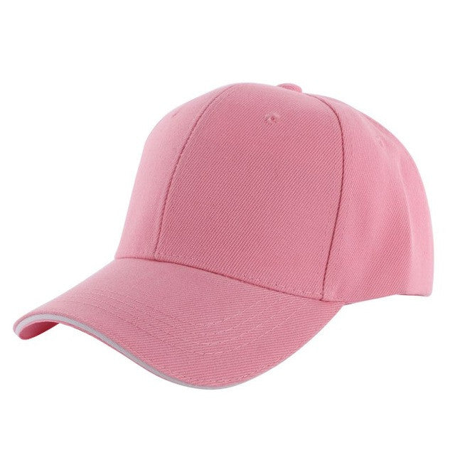 Unisex Plain Baseball Cap Adjustable Summer Hat
