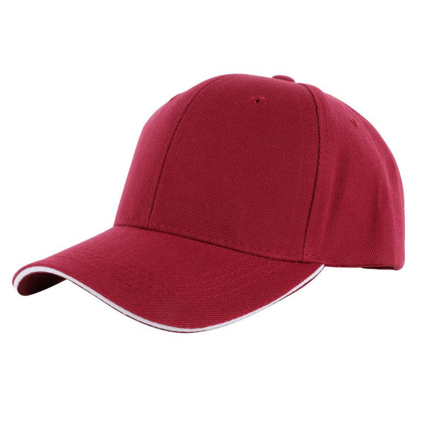 Unisex Plain Baseball Cap Adjustable Summer Hat